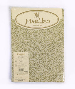 《MARIKO LONDON》■未使用品(定価￥8,000）6枚セット■敷きふとんカバー＊リーフ柄【ダブルサイズ】