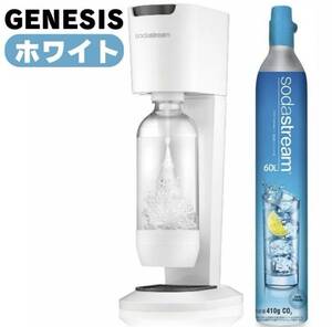 ☆ソーダストリーム G100 炭酸水メーカー GENESIS sodastream ホワイト ジェネシス ジュース アルコール 中古 動作品☆