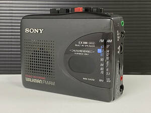 【動作確認】SONY WALKMAN FM/AM　ラジオカセット ウォークマン　WM-GX312　本体のみ　レトロ 現状お渡し「2572」