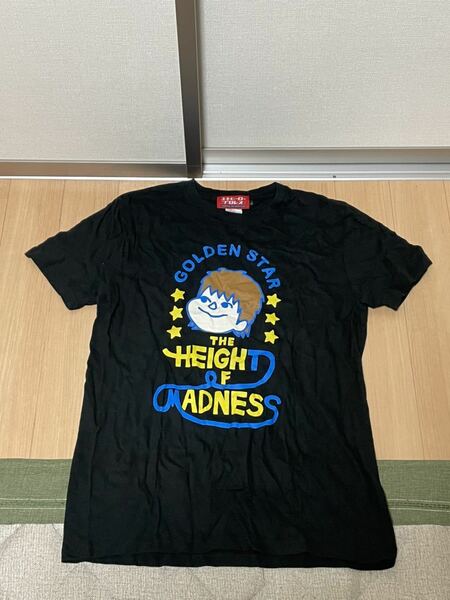 ユキヒーロープロレス←飯伏幸太コラボGOLDENSTAR狂気の沙汰Tシャツ←