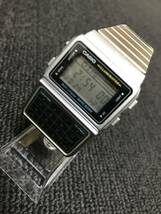 CASIO カシオ DATA BANK データバンク DBC-611-1 腕時計 電卓 計算機 デジタル シルバー_画像3