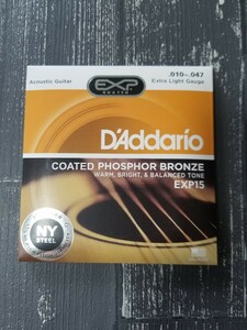 新品　D'Addario ダダリオ アコースティックギター弦 EXP15