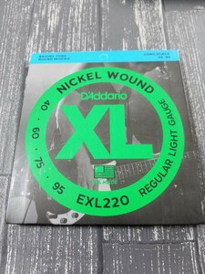 新品　D'Addario ダダリオ ベース弦 ニッケル EXL220