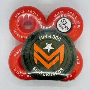 在庫処分　40％OFF　MINI-LOGO ミニロゴ 101A　53mm ハードウィール 赤色　スケートボード　スケボー