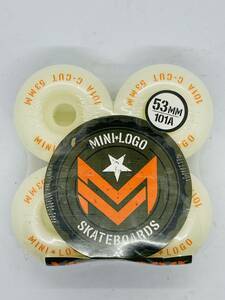 在庫処分　40％OFF　MINI-LOGO ミニロゴ 101A　53mm ハードウィール 白色　スケートボード　スケボー