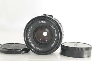 ★極上美品★CANON キヤノン NEW FD 50mm F1.8★完動★A116★