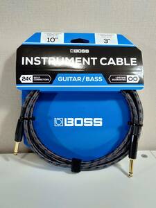 ②未使用 BOSS ギターケーブル BOSS / BIC-10リケーブル 3m 3メートルケーブル　ギターシールド