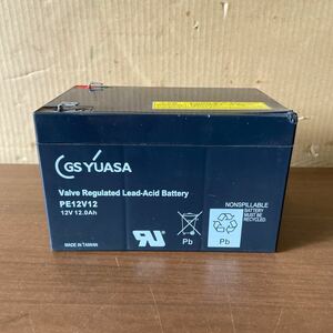 UTt55【未使用】GS YUASA PE12V12　ジーエス・ユアサ ポータラックPEバッテリー 