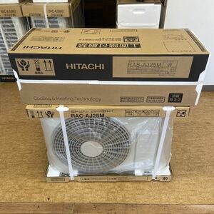 UTt157【未使用★】日立 ルームエアコン 新品 未使用品 最新モデル RAS-AJ25M / RAC-AJ25M 2.5kw 8畳用 家庭用エアコン 2022/2023年製★