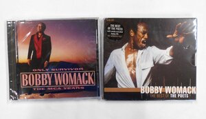 CD BOBBY WOMACK ボビー・ウーマック CD 2点セット THE BEST OF POETS (2CD)/Only Survivor The MCA Years 【ス379】
