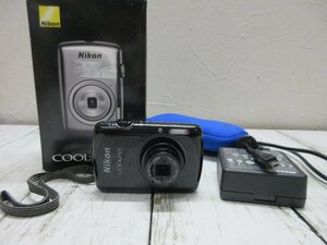 A7 1.良品　動作品 ニコン NIKON COOLPIX S01 ブラック コンパクトデジタルカメラ 【星見】