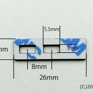 トヨタ純正ナビ用 フィルムアンテナ両面テープ 6枚 端子両面テープ (3) NHZN-W60G NHZA-W60Gの画像3