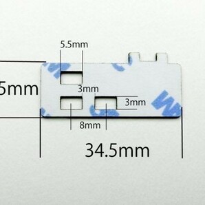 トヨタ純正ナビ用 フィルムアンテナ両面テープ 6枚 端子両面テープ (3) NHZN-W60G NHZA-W60Gの画像2