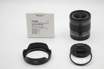 送料無料◆Canon キャノン EF-M 11-22mm F4-5.6 IS STM◆フード付♪-01_画像1