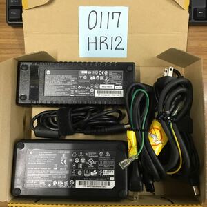 （0117HR12）送料無料/中古/HP/TPC-DA52/19.5V/7.69A・HSTNN-LA01-E/19.5V/6.9A/純正 ACアダプタ 2個セット