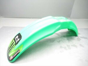 E3R5-1227 カワサキ KX85-Ⅱ ラージ フロントフェンダー カウル 純正品 【KX085B-012*** 2005年式 動画有】