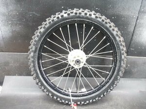 E3R5-1227 Kawasaki KX85-Ⅱ Large front wheel tire 19×1.40 [KX085B-012*** 2005 year animation have ]