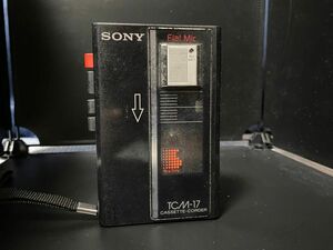 【ジャンク】SONY TCM-17 カセットテープレコーダー