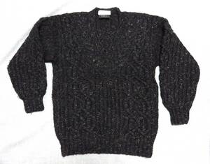 ☆YOSHIYUKI KONISHI ＜ヨシユキコニシ＞☆ficce uomo☆HANDKNIT　ダークブラウン系　