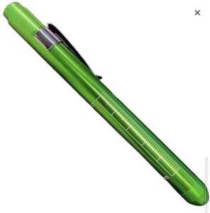  free shipping!! medical penlight .. gauge attaching green color LED medical care nursing . nurse nursing .