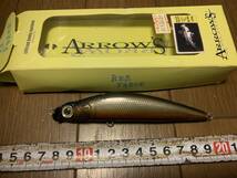 送料150円 即決!!入手困難 ARROWSアロウズ レアフォースREA FORCE 希少カラー シリコンボディ/赤目アカメ シーバス ヒラスズキ_画像1