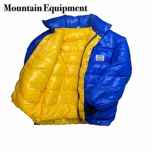 Mountain Equipment マウンテンイクイップメント ダウンジャケット 青黄色 ブルーイエロー M 1スタ(1円スタート)