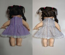 ハンドメイド ぽぽちゃん服 ワンピース2着 12_画像2