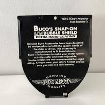 BUCO'S SNAP-ON UV cut BUBBLE SHIELD CLEAR_画像2