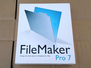 ★データベース設計／管理★ FileMaker Pro 7 for Windows ファイルメーカーPro ライセンスキーあり！［1/3］