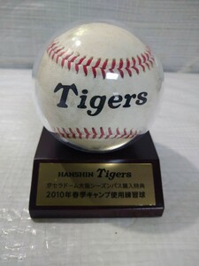 10A 阪神タイガース キャンプ 公式練習球　非売品　　ボール　プロ野球