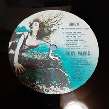 帯付 ロキシー・ミュージック サイレンPolydor MPF 1103 LP Obi ROXY MUSIC SIREN_画像5