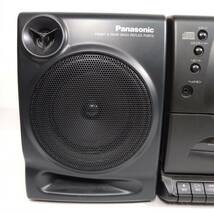 K) Panasonic パナソニック RX-DT600 CDラジカセ セパレートスピーカー CD カセットテープ ラジオ ジャンク品 A1102_画像4