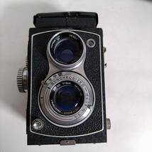 K) 二眼レフカメラ Toyoca Flex トヨカフレックス フィルムカメラ 1:3.5 f=8cm 動作未確認 ジャンク品 A1603_画像2
