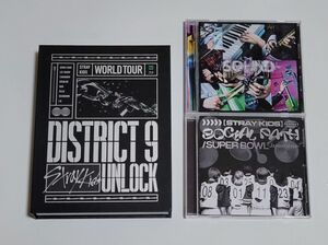 Stray Kids World Tour District 9: Unlock' in SEOUL ブルーレイ CD2枚おまけ