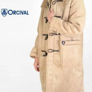 ダッフルコート ウール ベージュ オーシバル ORCIVAL キャメル