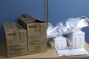 未使用!!【NEC　PR-L9100C-35　PR-L9100C-31】ドラムカートリッジ２点　カラー ブラック　管24ざ21