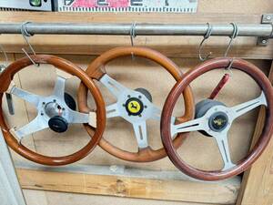  wood steering wheel TURBO 424 WJR personal personal 3 point set 