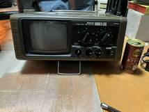 iPod 接続付きのポータブル白黒テレビ National Ranger-506 1977年製_画像5