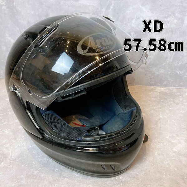 Arai アライ XD SNELL フルフェイス ヘルメット バイクヘルメット　ブラック　57 58㎝　M ツーリング　ライダー