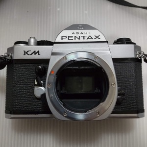 ●[ジャンク品] ペンタックス Pentax KM 35mm 一眼レフフィルムカメラ シルバー ボディのみ 8034340