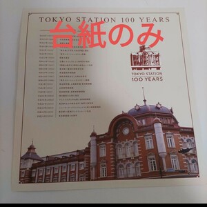 東京駅開業100周年　Suica台紙