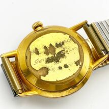 稼働品 SEIKO CROWN クラウン 15002 ダイアショック 21石 手巻き メンズ 腕時計 ヴィンテージ alp岩0109_画像4