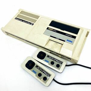 SEGA MARK3 セガ マークIII ゲーム機 本体 コントローラー 2点セット 当時物 通電確認済 alpひ0116