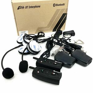 BT Interphone Bluetooth対応 バイク用 インカム V2-500 箱 付属品 通電確認済 alp川0117