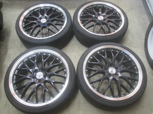 ロクサーニ MULTI FORCHETTA マルチフォルケッタ 19×7.5J 100/5H ET48 225/35-19 4本セット