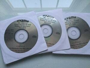 iiyama personal computer for recovery CD @ unopened 3 sheets set @ Windows XP Home Edition KDC13GCB
