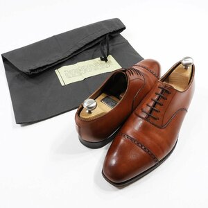 CROCKETT&JONES クロケット＆ジョーンズ 内羽根 BELGRAVE ベルグレイブ 9427 size 8E #13931 レザーシューズ ストレートチップ 革靴