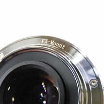 銘匠光学 TTArtisan 25mm f/2 C APS-Cサイズ 単焦点レンズ FXマウント ジャンク #13942 カメラアクセサリー_画像6