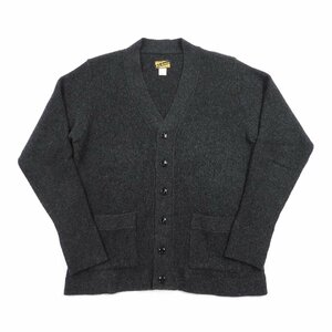 美品 21AW REAL McCOY'S マッコイズ スポーツウェア ウールカシミヤ カーディガン チャコール Size 40 #14095 アメカジ カジュアル