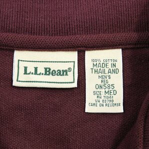 L.L.Bean LLビーン 半袖ポロシャツ 鹿の子 Size M #13442 送料360円 アウトドア アメカジ カジュアル 鹿の子の画像3